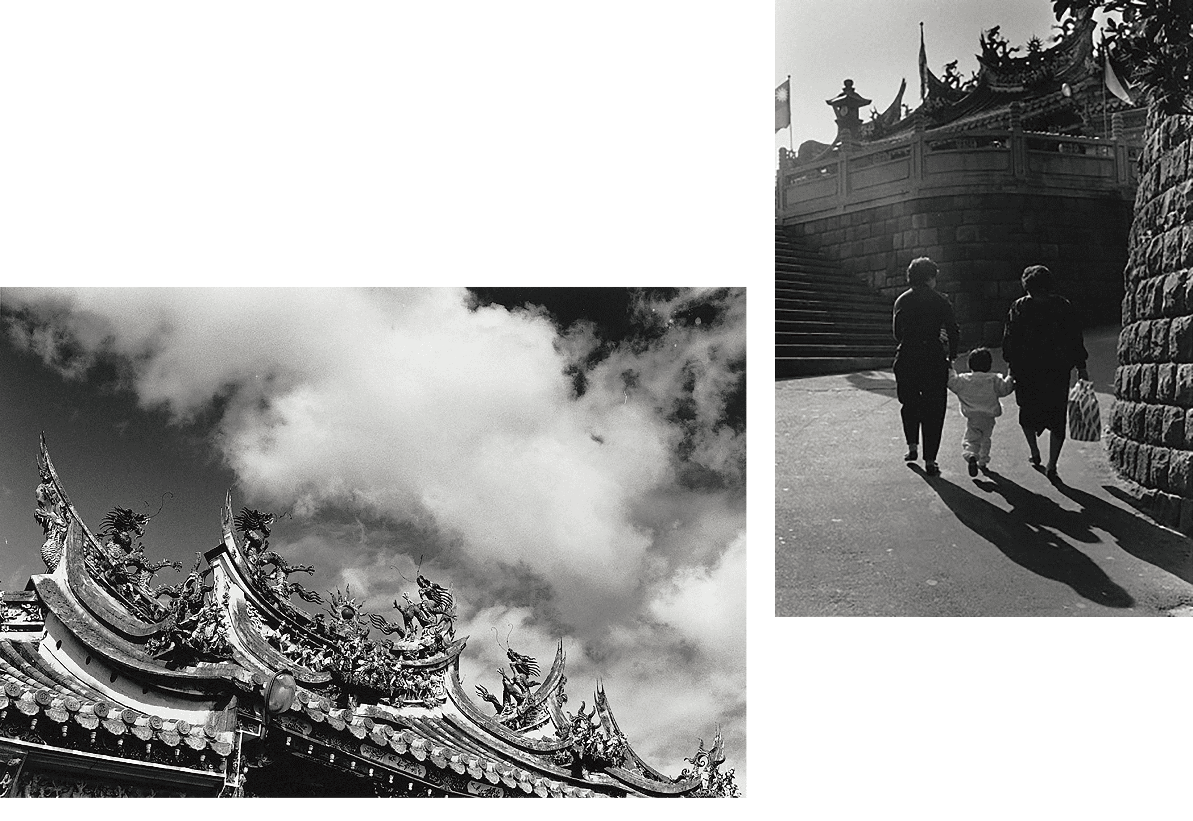 1984年(左)、1989年(右)之清水祖師廟